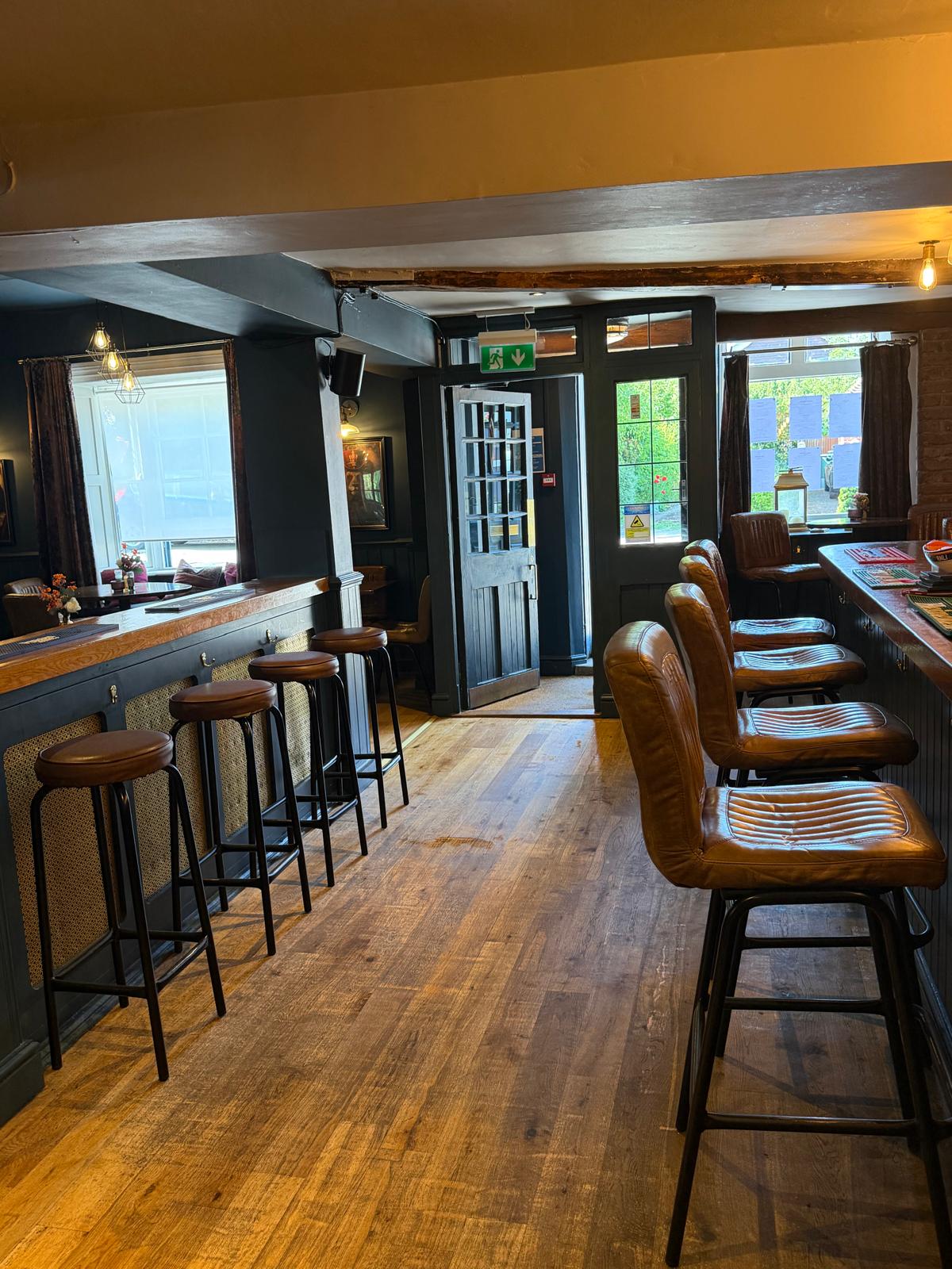 The Red Lion Inn Bridge inside main entrance leading to pub bar